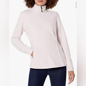 Amazon Essentials Full-zip Warm Polar Fleece Jacket Light Pink, Women’s Medium